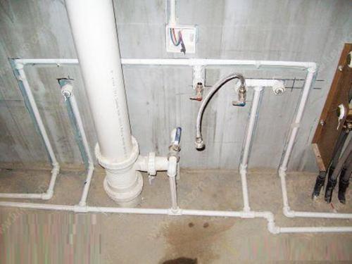 标准卫生间冷热水管图图片