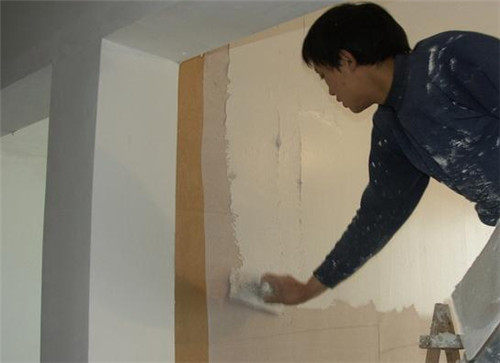 白水泥刮墙使用方法图片