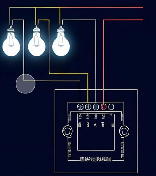 灯具控制器接线图图片